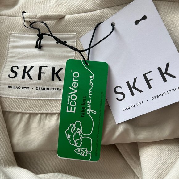 NWT SKFK Maren Cream Convertible Biker Jacket | Vest Medium Reg. $279 - Picture 12 of 16